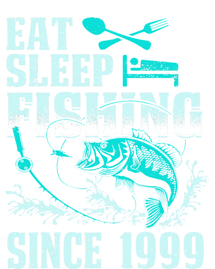 Eat Sleep Fishing Since 1999 18 Years Old Gift Valucap Bio-Washed Visor