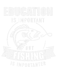 Education Is Important But Fishing Is Importanter Women's Perfect Tri Tunic Long Sleeve Shirt