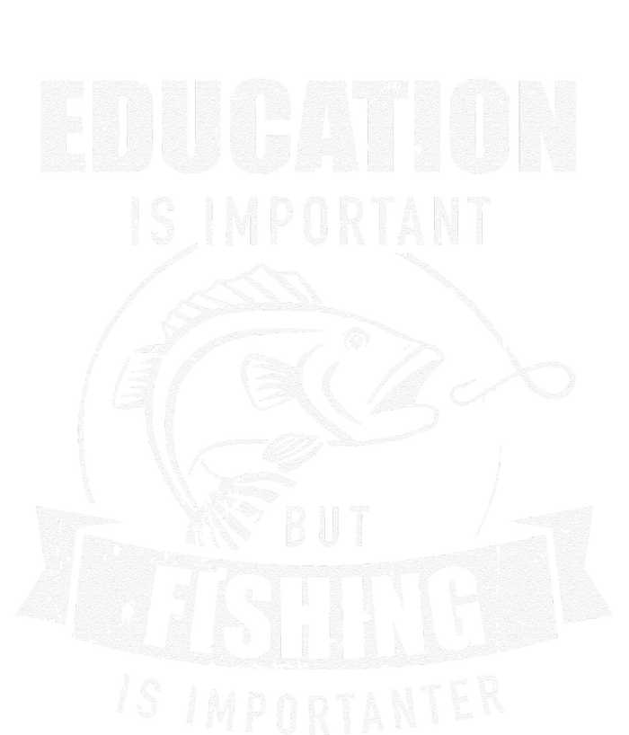 Education Is Important But Fishing Is Importanter Women's Perfect Tri Tunic Long Sleeve Shirt