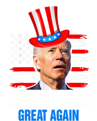 Funny Make Russia Great Again Joe Biden Confused America Cute Gift Striped Beanie with Solid Band