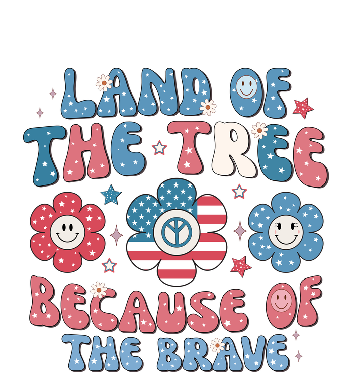 4th Of July Retro Land Of The Tree Because Of The Brave Gift City Backpack