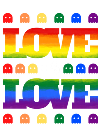 Love Is Love Cute Ghost Lgbt Equality Halloween Lgbt Pride Gift T-Shirt