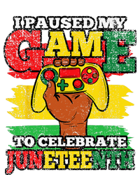 I Paused My Game Juneteenth Black History African Gamer Zip Tote Bag