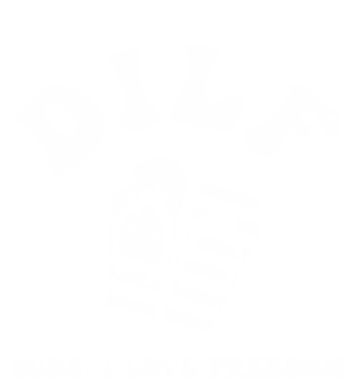 4th July Dilf Dude I Love Freedom American Flag Gift Women's T-Shirt