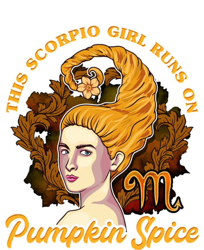 This Scorpio Runs On Pumpkin Spice Funny Birthday Gift T-Shirt