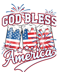 God Bless America 4th Of July Beer Us Flag Fireworks Gift Full Zip Hoodie