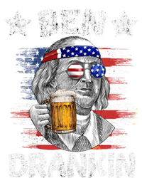 4th Of July Ben Drankin Ing Beer Benjamin Franklin Usa Gift Full-Length Apron With Pockets