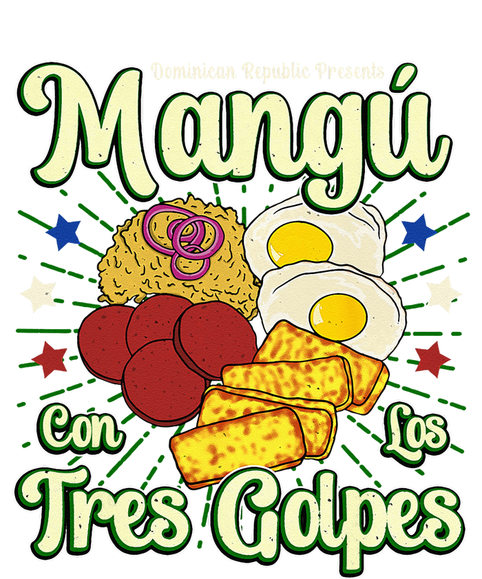 Dominican Republic Favorite Food Mangú Con Los Tres Golpes Performance Fleece Hoodie