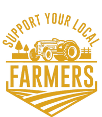 Farm Local Food Patriotic Farming Gift Idea Farmer T-Shirt