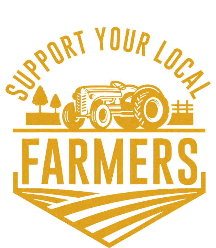 Farm Local Food Patriotic Farming Gift Idea Farmer T-Shirt