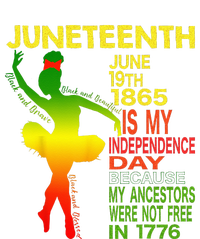 Juneteenth Independence Black Dancer Girl Ballerina Poster