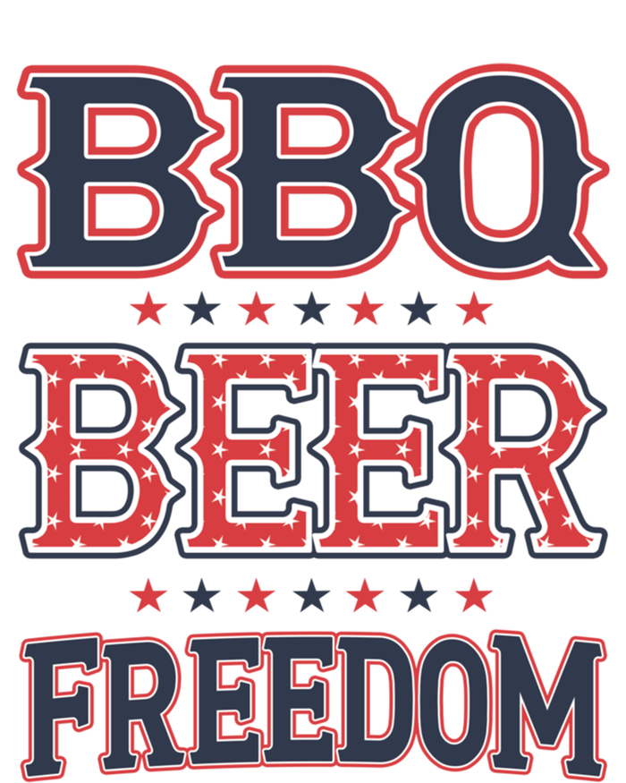 4th Of July Patriotic Usa American Flag Bbq Beer Freedom Cool Gift T-Shirt