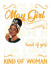 Im A May Girl Black Women Taurus Bumper Sticker