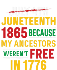 Juneteenth My Ancestors Werent Free July 4th Sustainable Bucket Hat