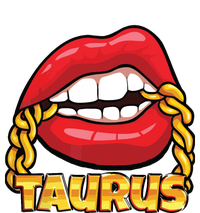 Juicy Lips Gold Chain Taurus Zodiac Sign T-Shirt