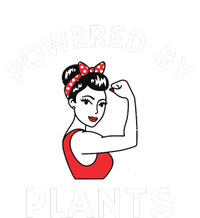 Powered By Plants Retro Womens Vegan Fitness T-Shirt