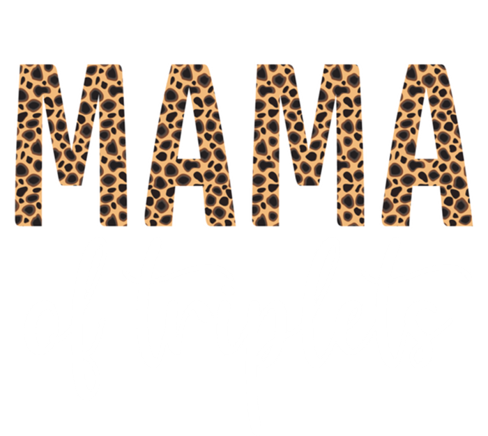 Mama Of Triplets Proud Mom Love Cheetah Print Cute Funny Funny Gift Mousepad