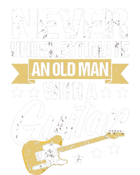 Never Underestimate An Old Man With A Guitar Guitar Button