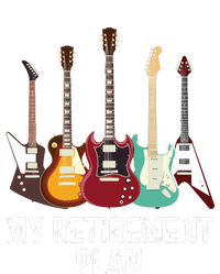 My Retirement Plan Guitar Gift Music Players Guitarist Insulated Varsity Jacket