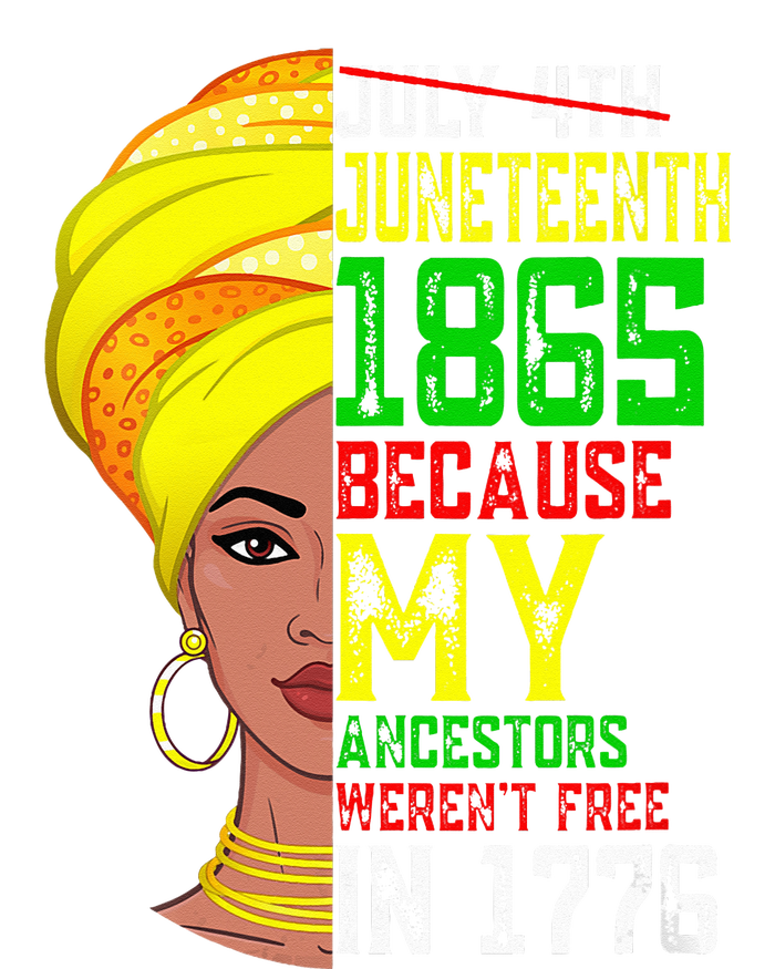 Distressed Juneteenth Queen Melanin African American Women's T-Shirt