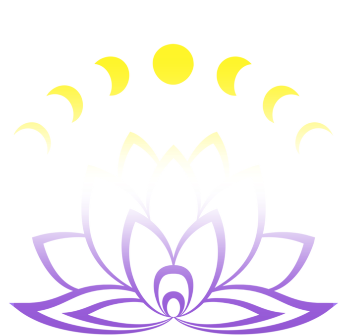 Nonbinary Lgbt Subtle Lotus Flower Moon Phase Enby Pride Gift T-Shirt