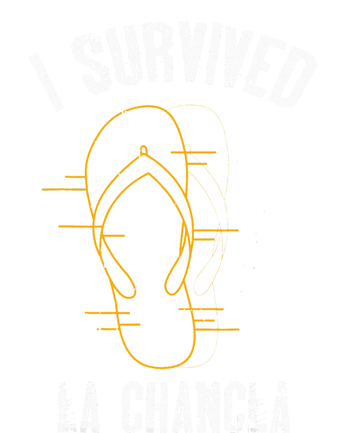 I Survived La Chancla Slippers Funny Mexican Culture Gift Womens CVC Long Sleeve Shirt