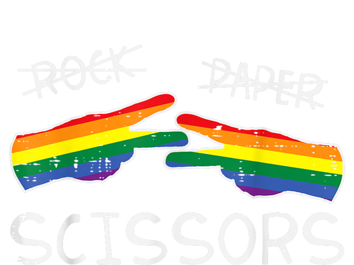 Gay Lesbian Rock Paper Scissors Fun Rainbow Pride Lgbt Women Performance Sprint T-Shirt