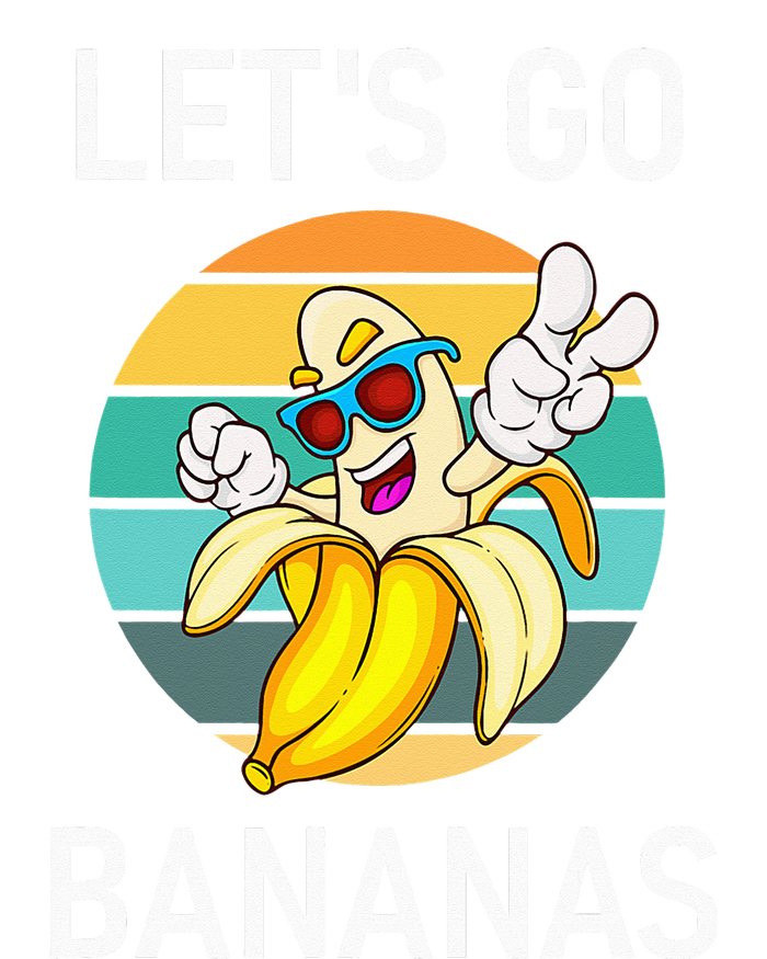 Lets Go Bananas Funny Jokes Sarcastic Sayings PosiCharge Competitor Tank