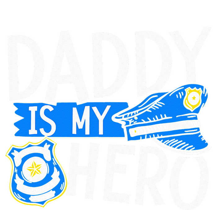 Daddy Is My Hero S Police Thin Blue Line Law Enforcement Tall T-Shirt