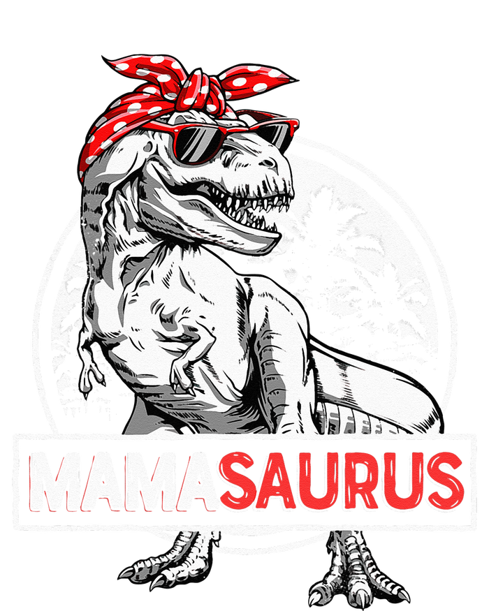 Mamasaurus T Rex Dinosaur Funny Mama Saurus Mothers Family Baby Long Sleeve Bodysuit