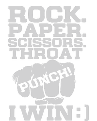 Rock Paper Scissors Throat Punch I Win Kids Hoodie