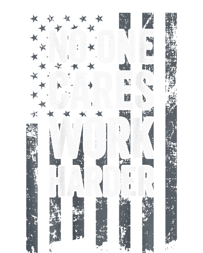 No One Cares Work Harder Motivational Workout Gym ON BACK USA-Made Doggie Bandana