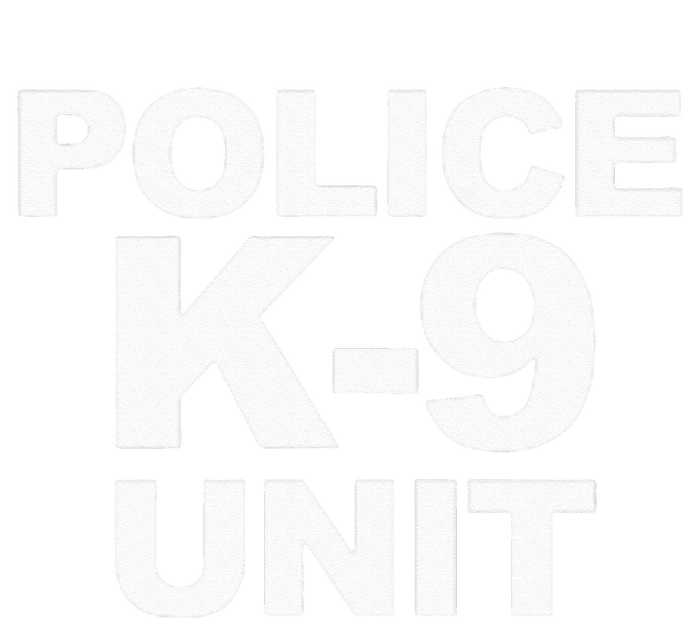 Police K9 Unit Front & Back Print Law Enforcement Police K9 T-Shirt