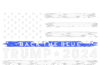 Pro Trump 2024 Back The Blue Thin Blue Line American Flag 16 in Basic Backpack