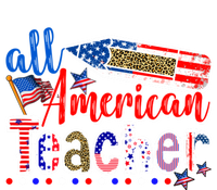 All American Teacher American Flag 4th Of July Usa Flag Gift T-Shirt