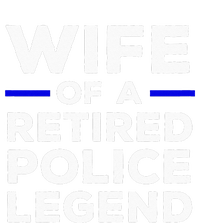 Wife Of A Retired Police Legend Cops Wife Valucap Bio-Washed Visor