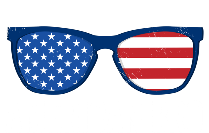 American Bro Sunglasses 4th Of July Gift Coaster