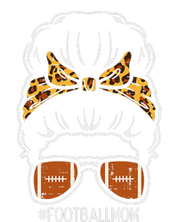 American Football Mom Leopard Bun Family Matching Mama T-Shirt