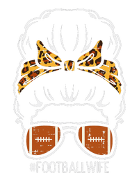 American Football Wife Leopard Bun Family Matching  T-Shirt