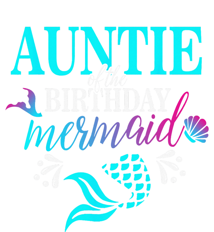 Auntie Of The Birthday Mermaid Matching Family Pajama Set