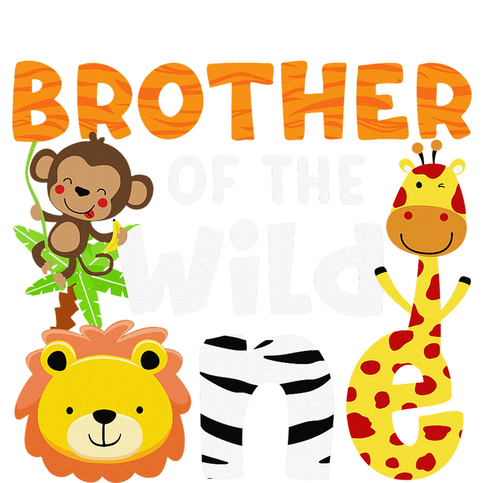 Brother of the Wild One Zoo Theme Bday Safari Jungle Animals T-Shirt