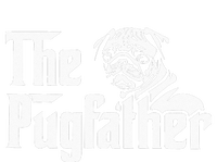 The Pugfather Pug Dad Fathers Day Gift Pug Lovers Womens Funnel Neck Pullover Hood