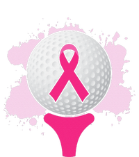 Breast Cancer Awareness Golf Ball Pink Ribbon T-Shirt