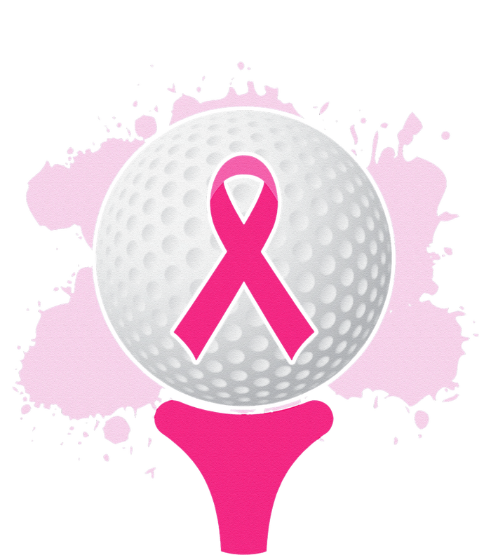 Breast Cancer Awareness Golf Ball Pink Ribbon T-Shirt