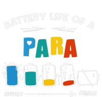 Battery Life Of a Paraprofessional Funny Para Para Teacher Canvas