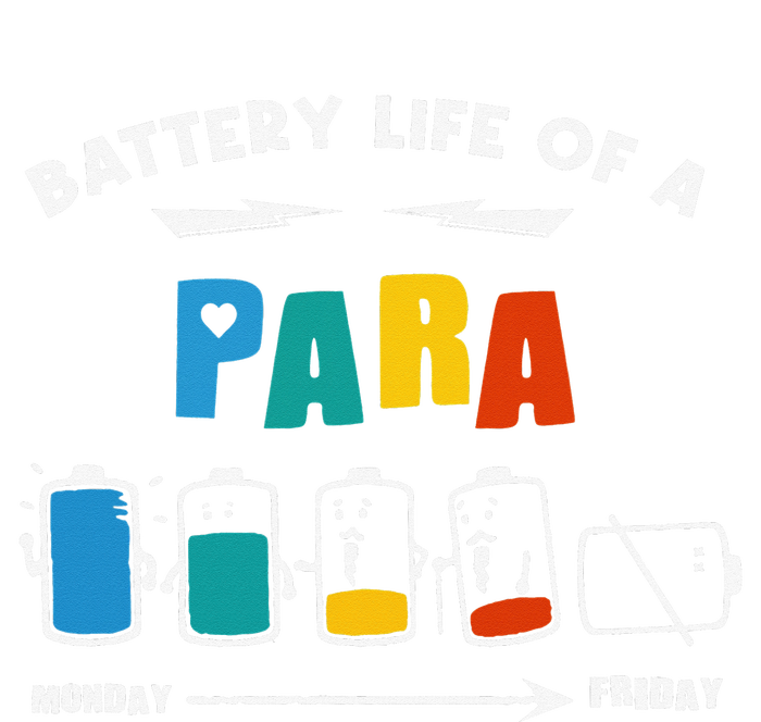 Battery Life Of a Paraprofessional Funny Para Para Teacher Canvas