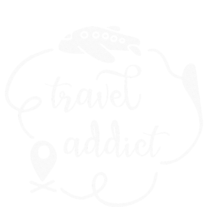 Travel Addict Saying Love Traveling World Traveler Quote PosiCharge Competitor Tank