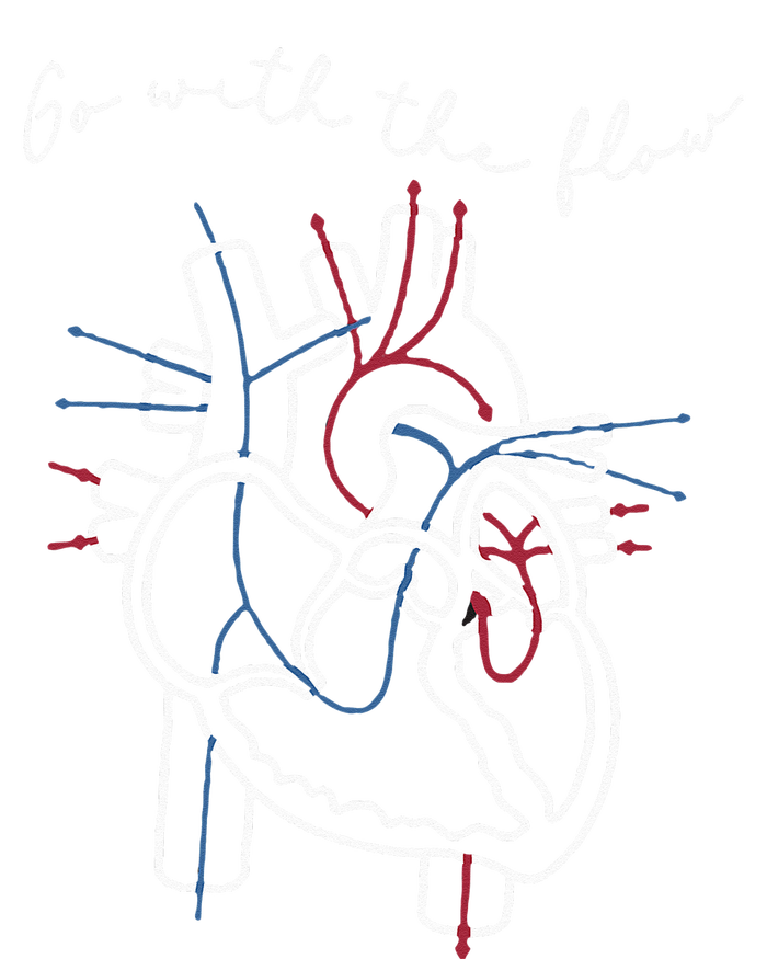 CVICU Cardiac Nurse Anatomy Cardiology Human Heart Flow Kids Sweatshirt