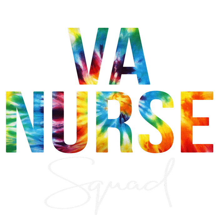 VA Nurse Squad Appreciation Day Tie Dye For Women For Work Long Sleeve Premium Hoodie