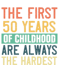 Funny 50th Birthday Retro First 50 Years Of Childhood Humor T-Shirt